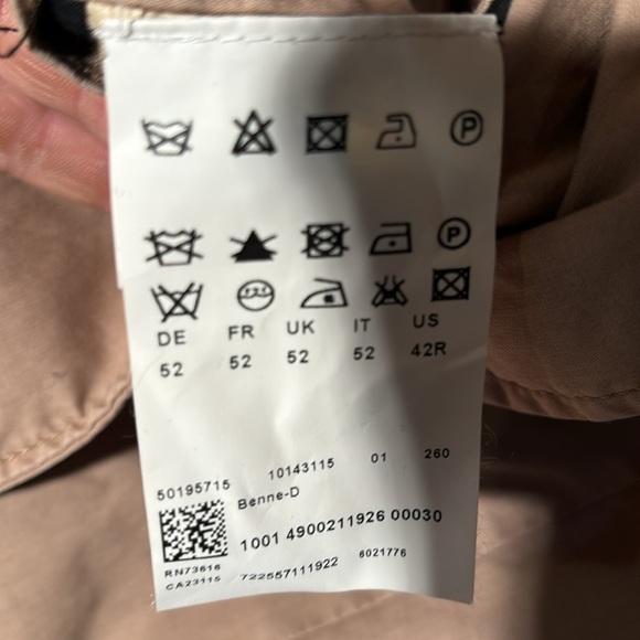 Hugo Boss Orange Men’s Tan Blazer Size 42R - Picture 7 of 8